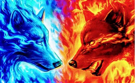 Cool Fire Wolf ~ Wolf Fire Deviantart Stats Growrishub