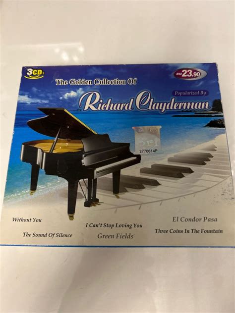 The Golden Collection Of Richard Clayderman Hobbies And Toys Music