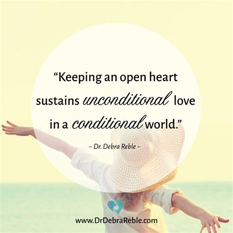 Quote Keeping An Open Heart Sustains Unconditional Love In An