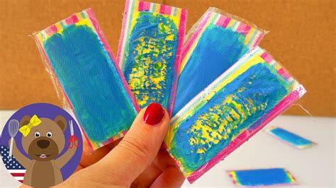 Mixing quickly will cause bubbles, so try mixing slowly. How to make colorful scratch-offs! | Party invitations ...