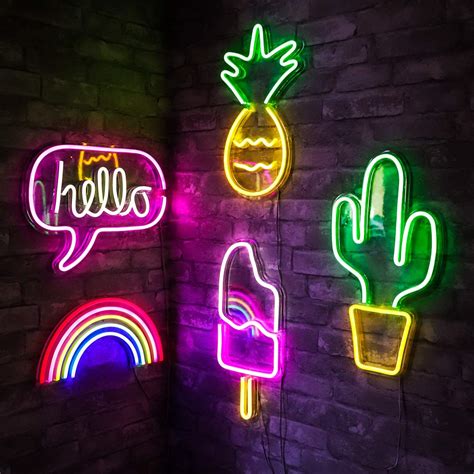 Bar Neon Light Party Wall Hanging LED Neon Sign For Xmas Shop Window Art Wall Decor