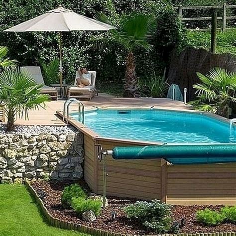 Lomart montessa is another above ground pool you can trust to fit your small backyard. Above Ground Pool Landscaping Ideas (Above Ground Pool ...