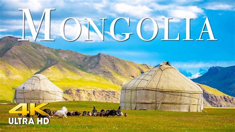 Flying Over Mongolia 4k Uhd Calming Music With Wonderful Natural