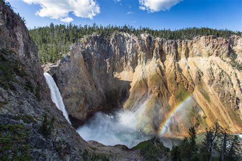 the top 7 waterfalls of yellowstone national park