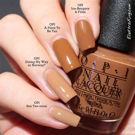 Opi Caramels Elektra King Tan Nails Nail Polish Colors Opi Nail Colors