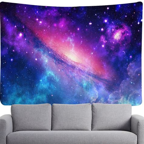 Galaxy Tapestry Nebula Stars Wall Tapestry Outer Space Universe Hanging