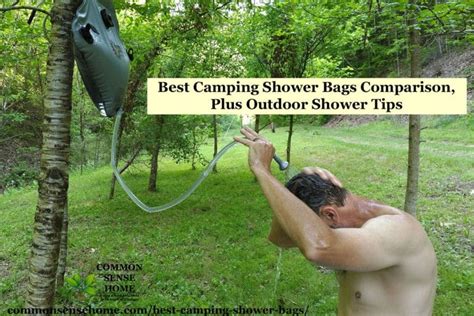 Best Camping Shower Bags Comparison Plus Outdoor Shower Tips