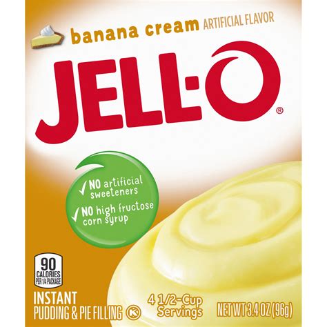 Jell O Banana Cream Instant Pudding And Pie Filling Mix 34 Oz Shipt