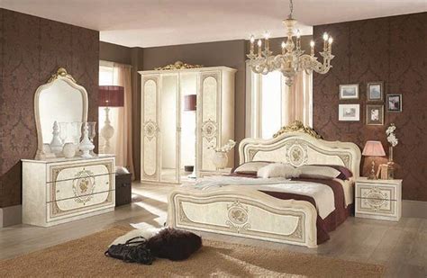 Kate italian bedroom furnitures kate italian bedroom set italian bedroom. italian bedroom furniture set ivory beige milady walnut ...