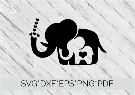 Baby Elephant SVG Cutting File