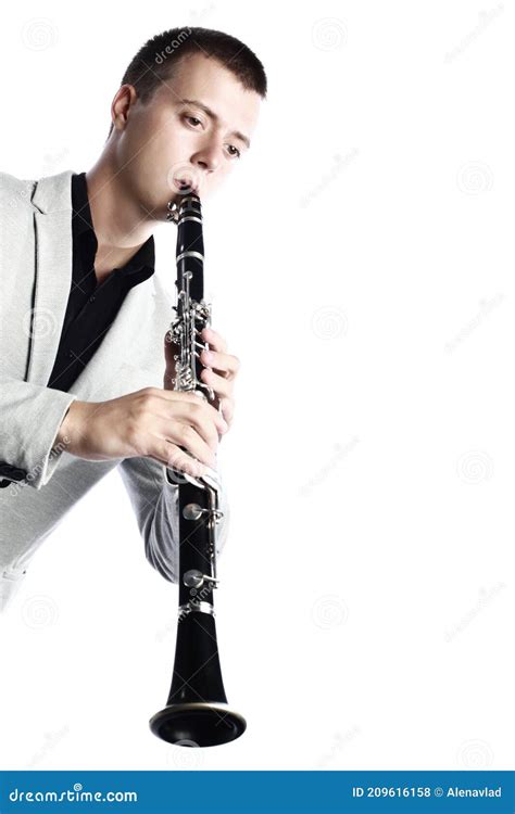 Clarinet Player Classical Musician Playing Stock Photo Image Of