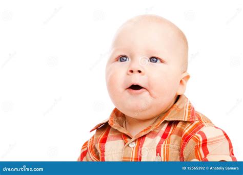 Surprised Baby Stock Photo Image Of Bright Person Funny 12565392