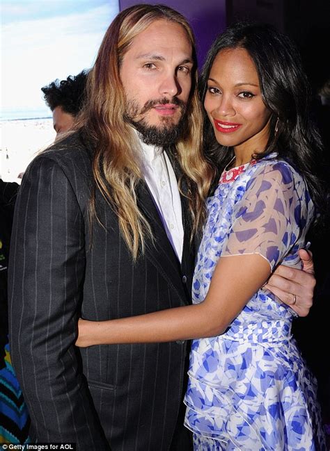 Zoe Saldana And Her Husband Marco Perego Have The Look Of Love As They