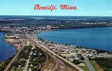 Aerial View of Bemidji Minnesota, 1960's | Bemidji, Aerial view ...
