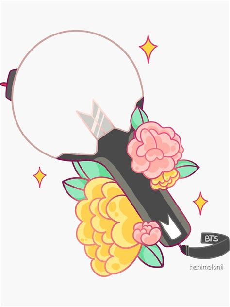 Bts Army Bomb Cute Design Sticker By Hanimelonii Bts Army Bomb Bts