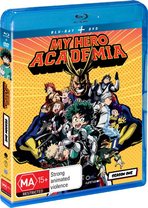My Hero Academia Season 1 Dvd Blu Ray Combo Blu Ray Madman