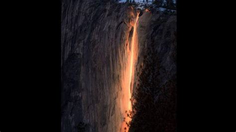 Firefall Phenomenon Wows Visitors To Yosemites El