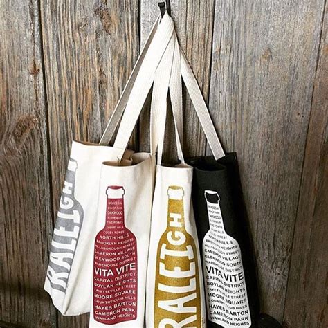Love How These Custom Raleigh Wine Totes Turned Out Get Them