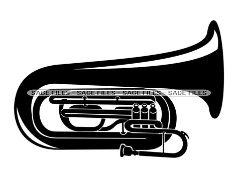 Tuba Svg Musical Instruments Svg Tuba Clipart Tuba Files For Cricut