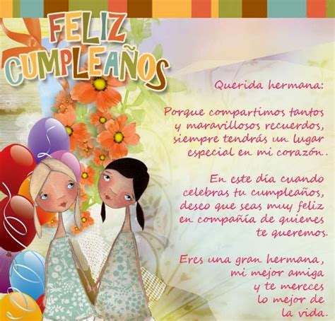 Total images mensaje de feliz cumpleaños para una hermana muy especial Viaterra mx