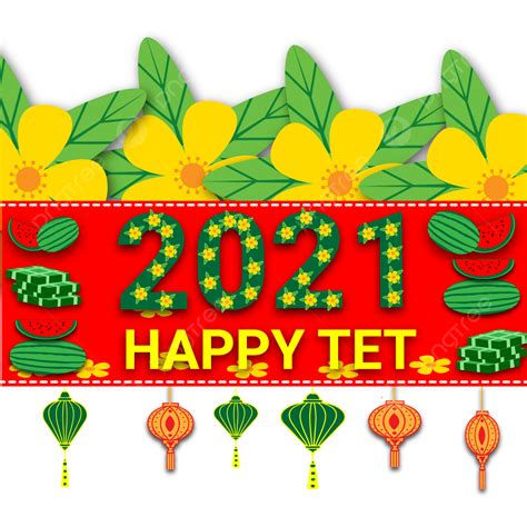Tet New Year Vector Art Png Vietnamese New Year Tet Vector Transparent