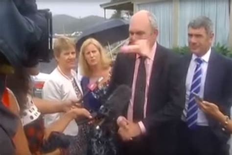 Politician Hit In Face With Pink Sex Toy Thrown By Protester Who