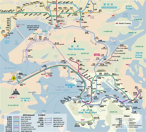 Subway Map Of Hong Kong Johomaps