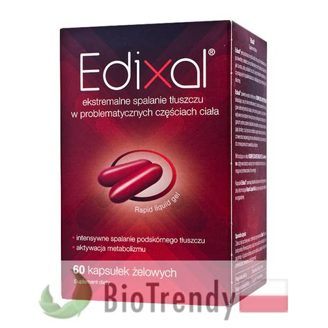 Edixal - tabletki na odchudzanie - BioTrendy
