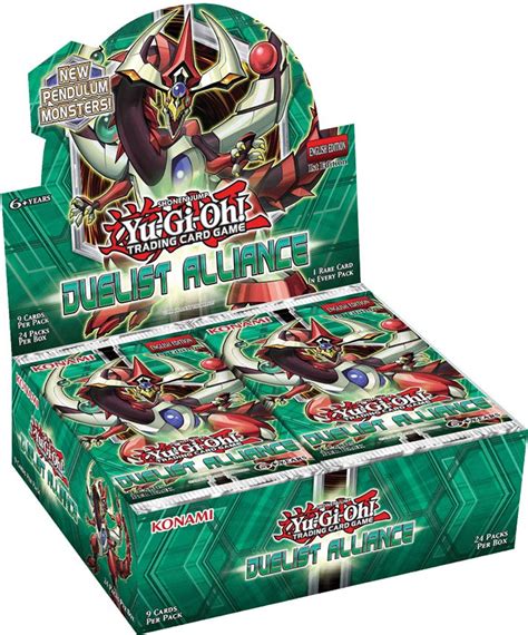 Yugioh Trading Card Game Duelist Alliance Booster Box 24 Packs Konami