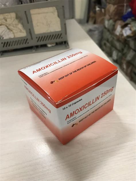 High Quality Amoxicillin Capsule Pharmaceutical 250mg With Gmp