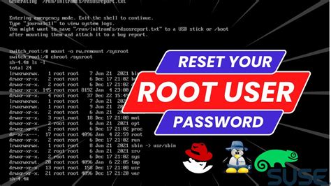 How To Reset Recover Forgotten Root Password In Linux Redhat Centos