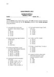 Nota muka surat 224 berkaitan kadaran (contoh 3&4) jawapan latihan dalam buku teks : Formatif 2 matematik tahun 4 2013 upload | Matematik, Nama ...