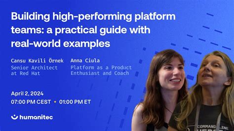 Webinar: Building high-performing platform teams: a practical guide