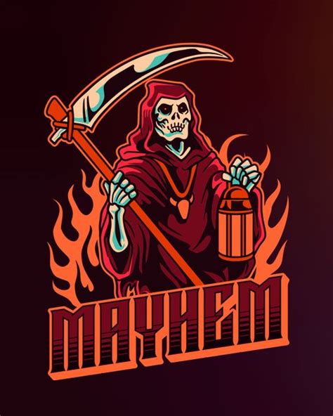 Mayhem Gaming Logo Design Template — Customize It In Kittl