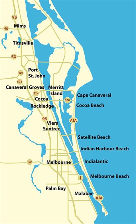 Road Map Of Brevard County Florida Road Map Images And Photos Finder