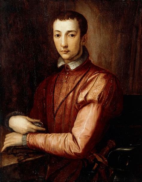 Portrait Of Francesco I Dmedici 1541 1587 Seated Half Length