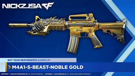 M4a1 S Beast Noble Gold Crossfire China 20 Exp Youtube