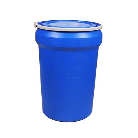 30 Gallon Blue Plastic Open Head Nestable Drum Pipeline Packaging