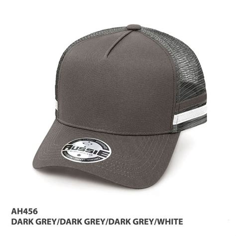 Grace Collection Ah456 A Frame Striped Trucker Cap Stitch N Create