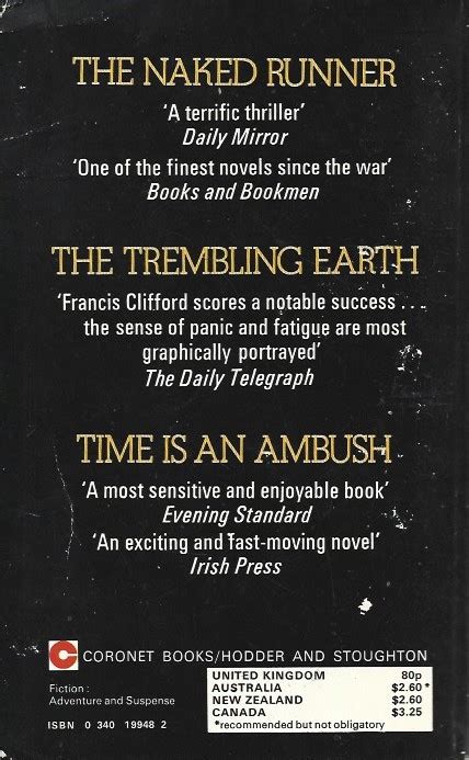 Omnibus The Naked Runner The Trembling Earth Time Is An Ambush By Francis Clifford