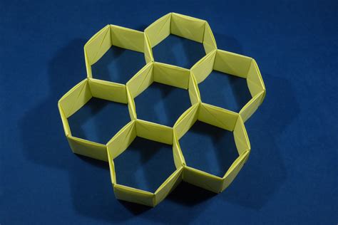 Hexagonal Honeycomb Origami By Michał Kosmulski