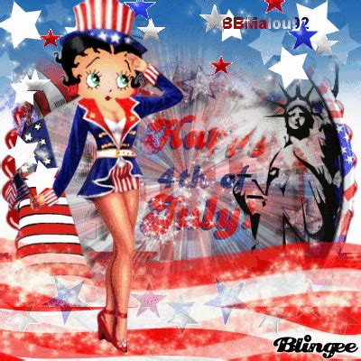 Betty Boop 4th July
