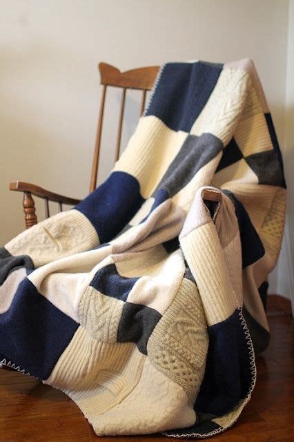 Sweater Quilt I Want Recycle Old Clothes Sweater Quilt Blanket Sweater