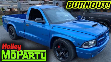 Burnout In The Hellcat Swapped Dodge Dakota Youtube