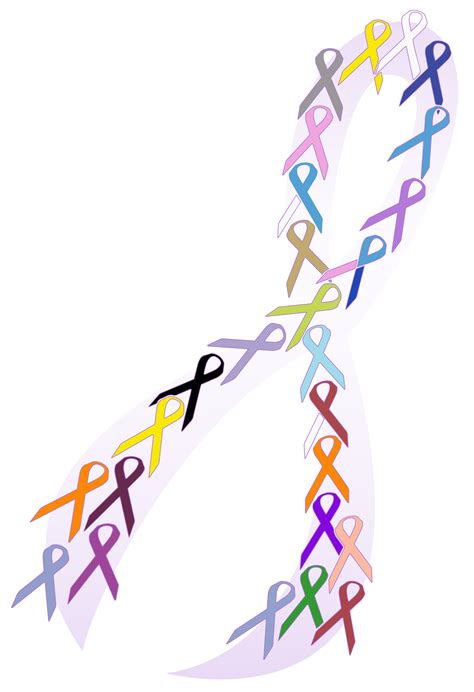 Cancer Awareness Ribbon Collage Vector Illustration Vector Art At Vecteezy