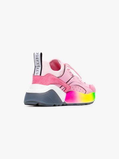 Stella Mccartney Eclypse Rainbow Print Sneakers Browns