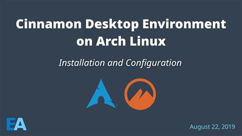 Cinnamon Desktop Environment On Arch Linux Youtube