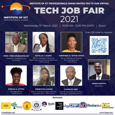 Tech Job Fair 2021 Institute Of Ict Professionals Ghana