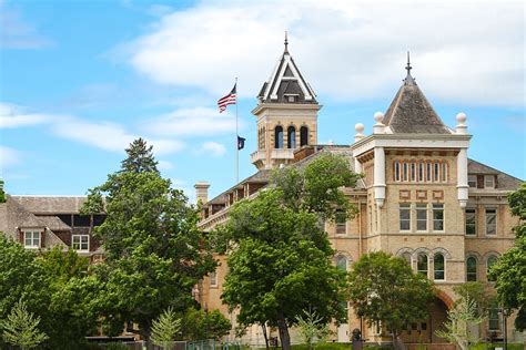 Hd Wallpaper Architecture Old Building Travel Sky Old Main Utah