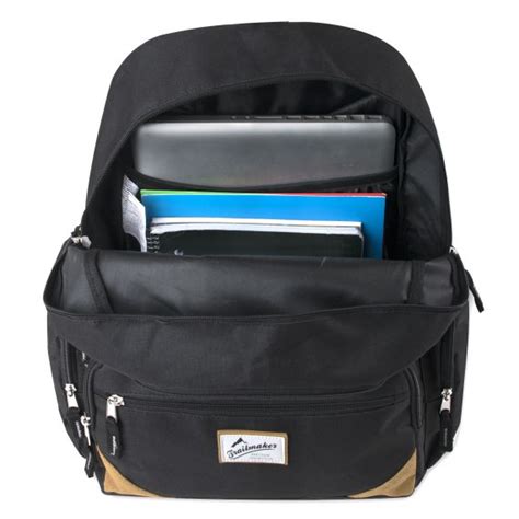 24 Wholesale Trailmaker 19 Inch Duo Compartment Backpack With Laptop